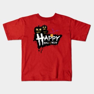 Happy Halloween Jack'o'Lanterns Kids T-Shirt